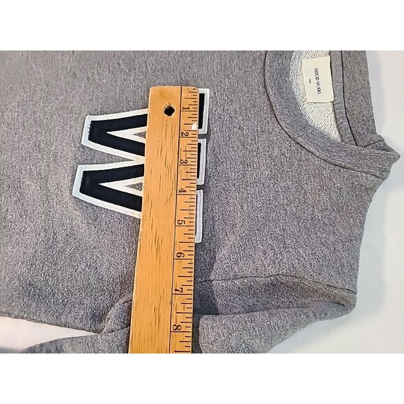 Wood Wood designer art sweatshirt SMALL Original BigLogo 4 " X 5" - Picture 5 of 7